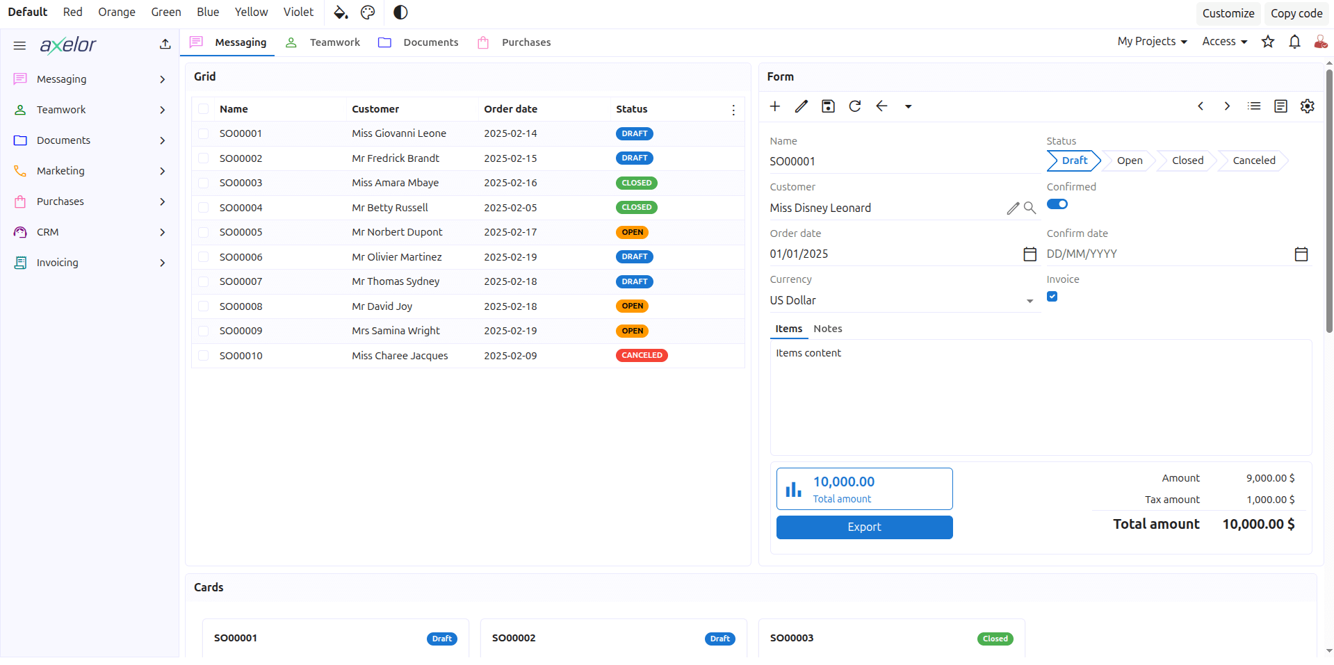 Shivantra - Axelor Theme Designer – Visual UI Customization for Axelor ERP